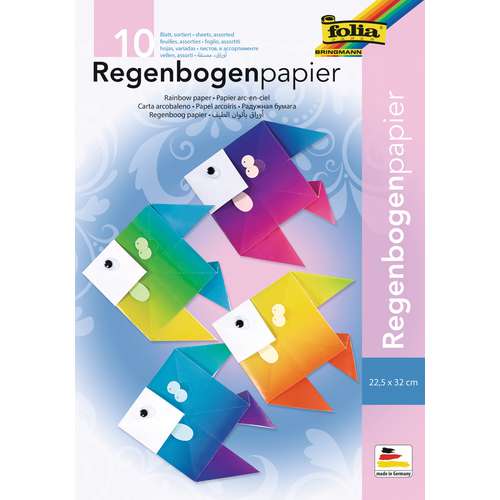 Folia Regenbogen Papier